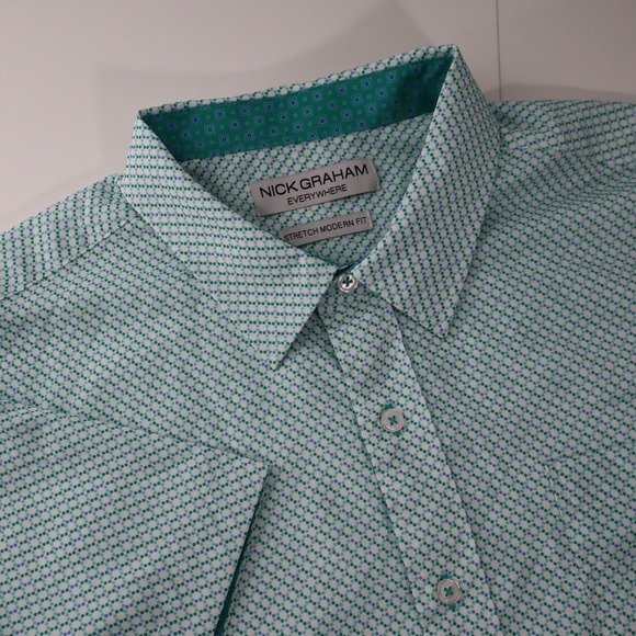 Nick Graham Other - Nick Graham Everywhere Mens  Stretch Modern Fit Button Down XL